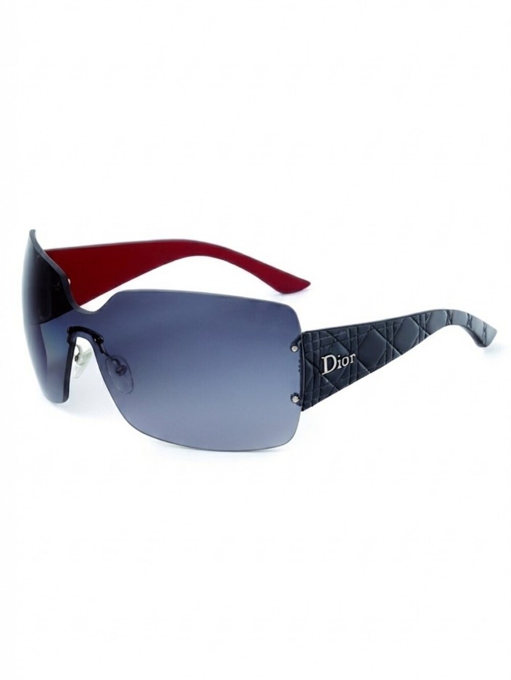 Vintage CHRISTIAN DIOR DIOR LADYLADY 3 EYC Black Sunglasses